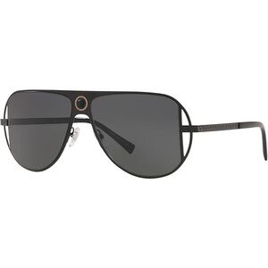 NEW Versace Black Aviator Sunglasses